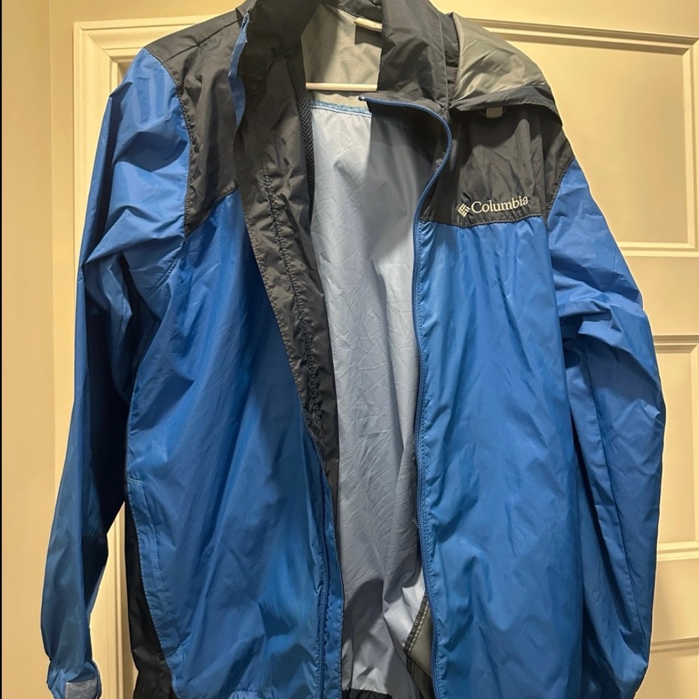 Columbia Men's Blue and Gray Jacket